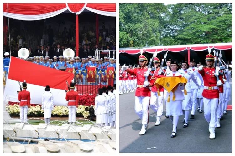 Upacara Kemerdekaan RI di Istana Merdeka, Jakarta Pusat (X/@setkabgoid)