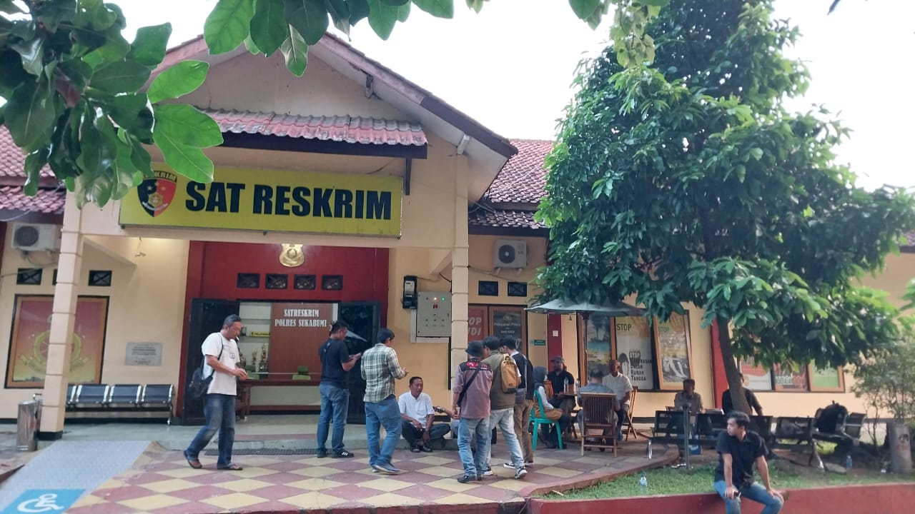 SITUASI : penampakan Mako Satreskrim Polres Sukabumi. 