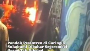 Cek Fakta, Viral Pesantren Caringin Sukabumi Dibakar Hoax!