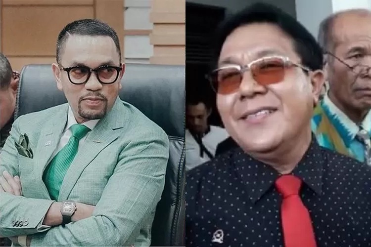 Ahmad Sahroni Minta Mahkamah Agung Hukum Majelis Hakim Kasus Ronald Tannur. (Kolase Instagram @ahmadsahroni88, Tangkap layar Youtube ELIN NEWS TV.)