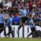 Selebrasi pemain-pemain Uruguay (c) AP Photo/Ed Zurga