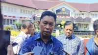 Penjabat Bupati Bogor Asmawa Tosepu di Cibinong, Kabupaten Bogor, Jawa Barat. 