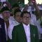 Ketua Umum Partai Nasdem, Surya Paloh, menghadiri peringatan Harlah ke-26 PKB di JCC, Jakarta, Selasa (23/7)