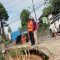 BPBD Kota Sukabumi Monitoring di Jalan Pembangunan