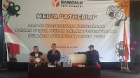 Bawaslu Kota Sukabumi media gatering