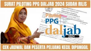 Kemdikbudristek Rilis Surat Tentang Piloting PPG Daljab 2024, Cek Jadwal Serta Peserta dengan Peluang Kecil Terpanggil