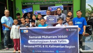 Semarak Muharram 1446H, Karyawan XL Axiata Santuni Anak Yatim di 15 Kota