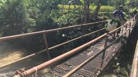 Jembatan Cikupa Sukabumi Dibangun Tahun 1980 Memprihatinkan, Warga Desa Tegalpanjang Dambakan Pembangunan
