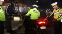KRYD Polres Sukabumi Kota,  Belasan Sepeda Motor Berknalpot Bronk Diamankan