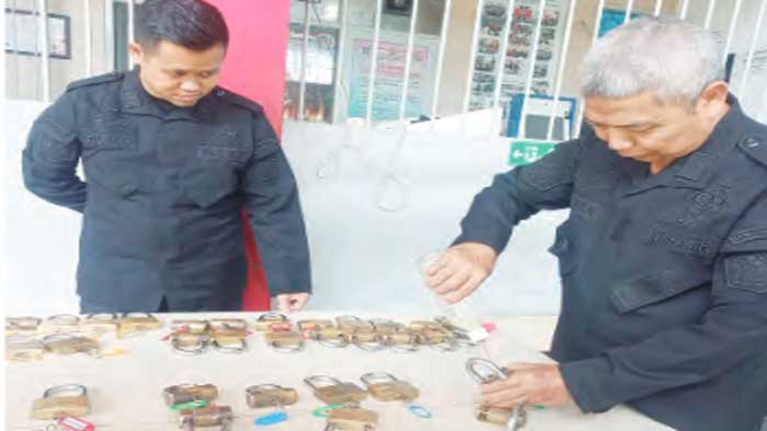 Lapas Sukabumi Rutin Perawatan Gembok