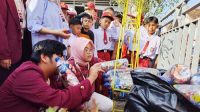 Melihat Kreativitas Mahasiswa KKN Nusa Putra di Desa Cikelat Mengelola Sampah Anorganik sebagai Langkah Awal Cegah Krisis Iklim