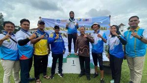 Carissa Huwaidah Pelajar SMPN 1 Nyalindung Sukabumi Raih 3 Medali  O2SN Jabar Cabor Atletik
