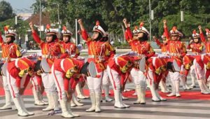 Hari Bhayangkara ke-78 di Kota Sukabumi, Aksi Pocil dan Santri Ponpes Al-Fath Unjuk Kebolehan