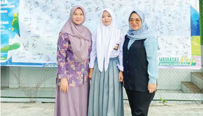 Saena Mega Legana siswi MA Jamiyaatul Mutaalimin Kota Sukabumi