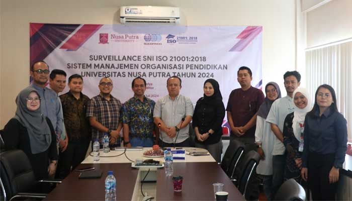 Universitas Nusa Putra Sukses Menggelar Surveillance Audit Iso