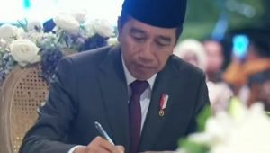Presiden Jokowi Ikut Jadi Saksi di Pernikahan Thariq Halilintar dan Aaliyah Massaid