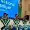 Jajaran Pimpinan Pusat (PP) Muhammadiyah saat konfernsi pers usai Konsolidasi Nasional Muhammadiyah di Universitas Aisyiyah (Unisa) Yogyakarta, Sleman, Daerah Istimewa Yogyakarta, Minggu (28/7/2024) (Luqman Hakim)