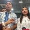Tampang wanita yang menjadi korban asusila Ketua KpU Hasyim Asyari yaitu inisial CAT (kanan) saat memberikan keterangan di DKPP. (ist)