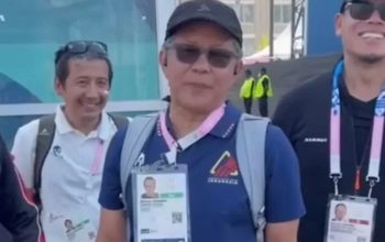 Rocky Gerung ucapkan terima kasih ke Presiden Jokowi, Indonesia raih medali emas Panjat Tebing di Olimpiade Paris 2024. (Instagram: @fpti_official)