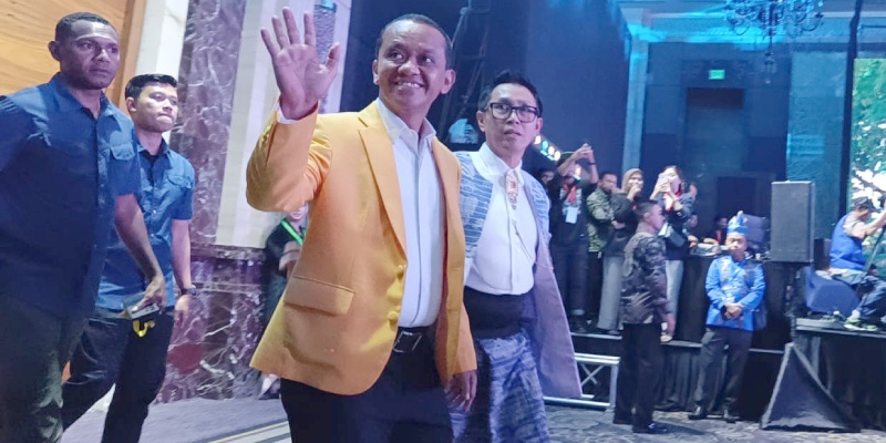 Bakal Calon Gubernur dan Wakil Gubernur Jakarta Ridwan Kamil-Suswono di kantor DPP Gerindra, Jumat (23/8/2024) (Walda Marison)