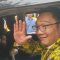 Calon Gubernur DKI Jakarta Ridwan Kamil usai mengunjungi Kantor Dewan Pimpinan Daerah (DPD) Golkar DKI Jakarta di Cikini, Jakarta Pusat, Sabtu (24/8/2024). (Risky Syukur)