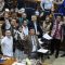 Para Anggota dan Pimpinan Baleg DPR bersama perwakilan Pemerintah usai menyepakati RUU Pilkada, Rabu (21/8). (Salman Toyibi/Jawa Pos Koran)
