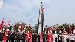 Potret Kota Bogor Gelar doa Bersama Lintas Agama di Tugu Kujang