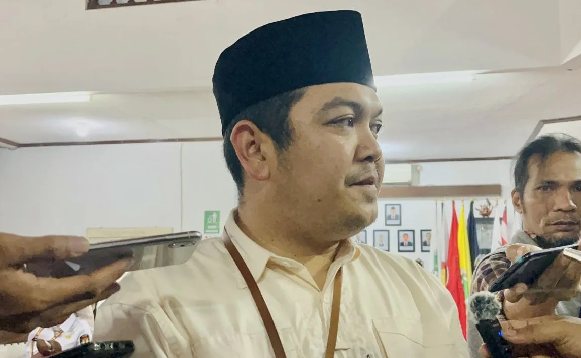Ketua KPU Kota Bogor Muhammad Habibi Zaenal Arifin. (Shabrina Zakaria)
