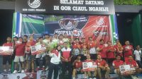 Turnamen Bulutangkis Ciaul Ngahiji Kota Sukabumi Sukses Digelar
