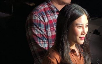 Ketua Umum Perindo Angela Tanoesoedibjo usai bertemu dengan Ketua Umum Gerindra Prabowo di Kertanegara IV, Kebayoran Baru Jakarta Selatan, Kamis malam (15/8)./RMOL