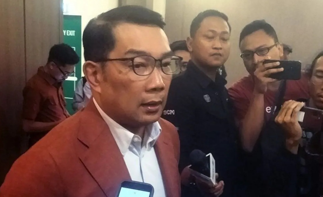 Ridwan Kamil saat ditemui usai acara pemberian rekomendasi dari PSI untuk para calon kepala daerah di Jakarta Selatan, Kamis (15/8/2024) (Walda Marison)