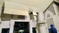 Potret Plafon Masjid Agung Bogor Jebol
