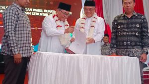 Pasangan Iyos Somantri-Zaenul Resmi Mendaftar ke KPU dengan Membawa Harapan Baru