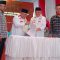 Bakal calon Bupati dan Wakil Bupati Sukabumi, Iyos Somantri-Zaenul saat mendaftar ke Komisi Pemilihan Umum (KPU) Kabupaten Sukabumi.