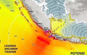 wilayah Sukabumi termasuk wilayah pada zona merah atau awas ketika gempa Megathrust Terjadi. Tidak hanya sukabumi, Lampung, Cilegon, Bengkulu dan Kota Bengkulu masuk didalamnya.