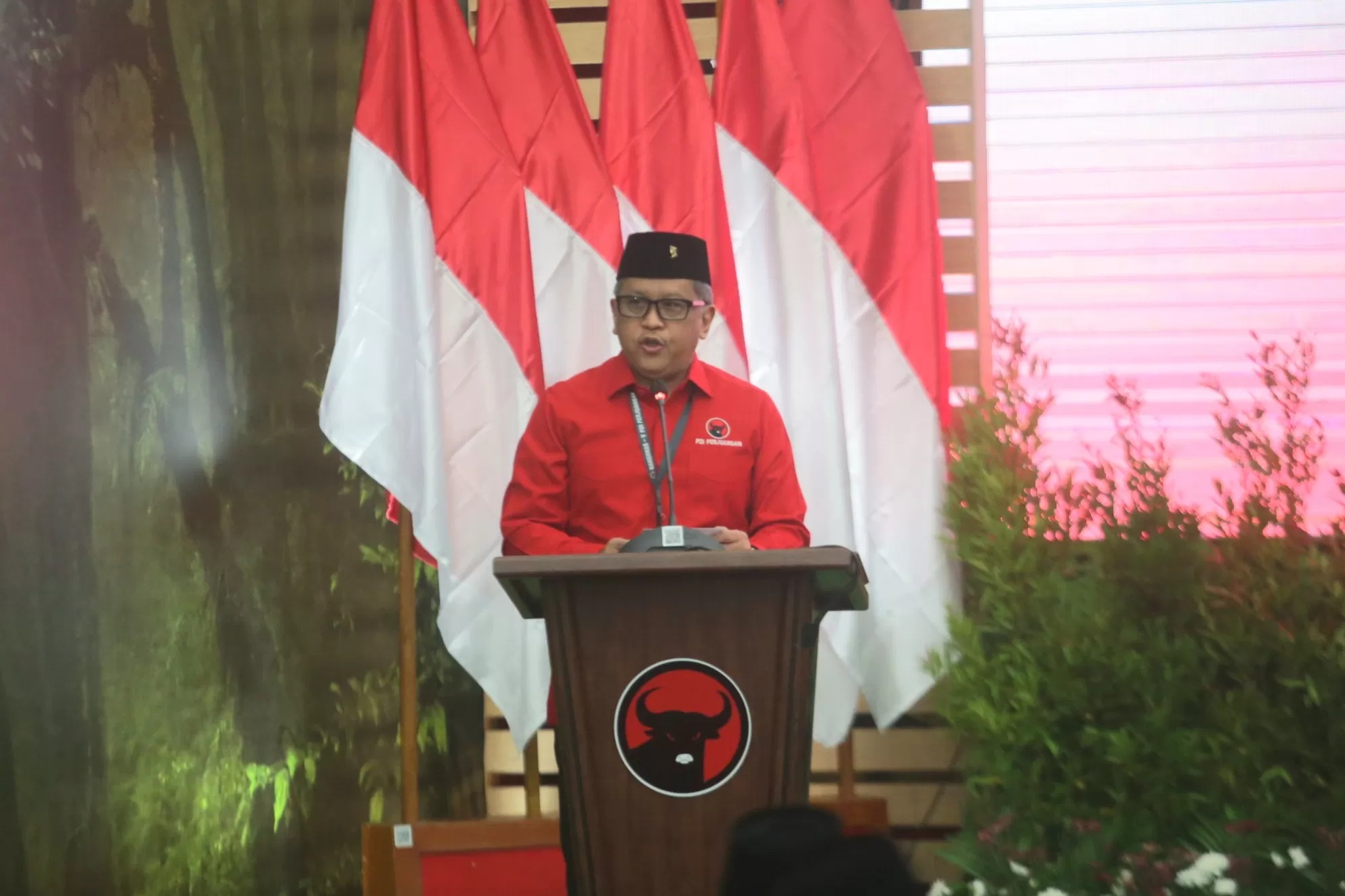 Sekjen PDIP Hasto Kristiyanto. (Dery Ridwansah/ JawaPos.com)
