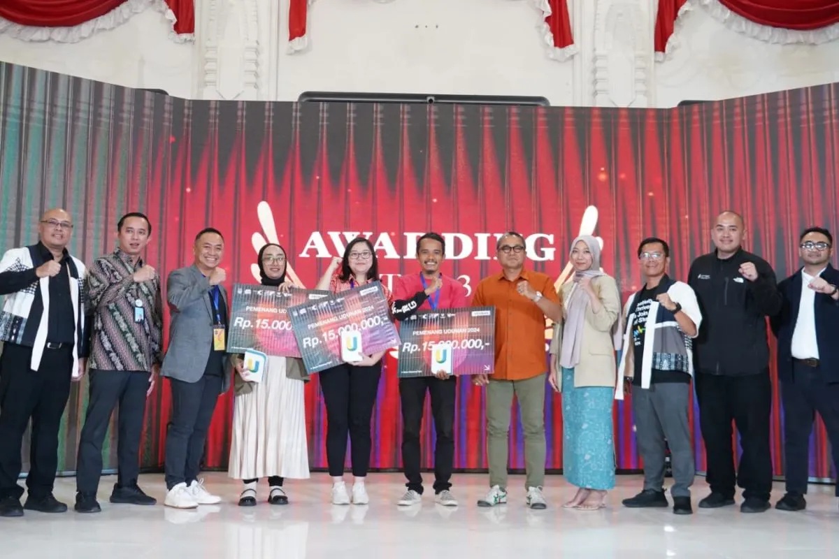 Para pemenang program Usaha Dukungan Keuangan (Udunan) tahun 2024. (HO Pemprov Jabar)