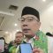 Ridwan Kamil saat ditemui di Kawasan Senen, Jakarta Pusat, Minggu (25/8/2024).