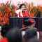 Ketua Umum PDIP Megawati Soekarnoputri dalam pidatonya saat pengumuman calon kepala daerah gelombang ketiga di Kantor DPP PDIP, Jakarta, Senin (26/8/2024). (PDIP)