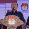 Ketua KPU DKI Wahyu Dinata dalam konferensi pers, Jakarta, Rabu (28/8/2024). (Luthfia Miranda Putri)