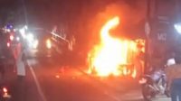 Penampakan Kios Hancur Terbakar di Bagbagan Pelabunratu Sukabumi