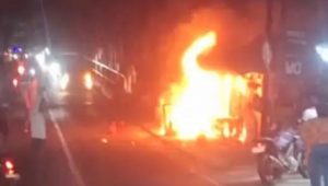 Penampakan Kios Hancur Terbakar di Bagbagan Pelabunratu Sukabumi