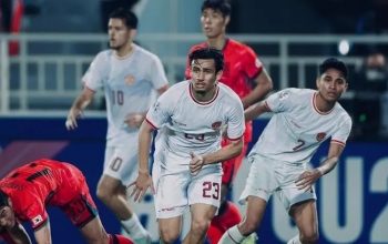 Nathan Tjoe A On bersama punggawa Garuda saat bermain untuk timnas Indonesia U23 (Instagram Nathan Tjoe A On)