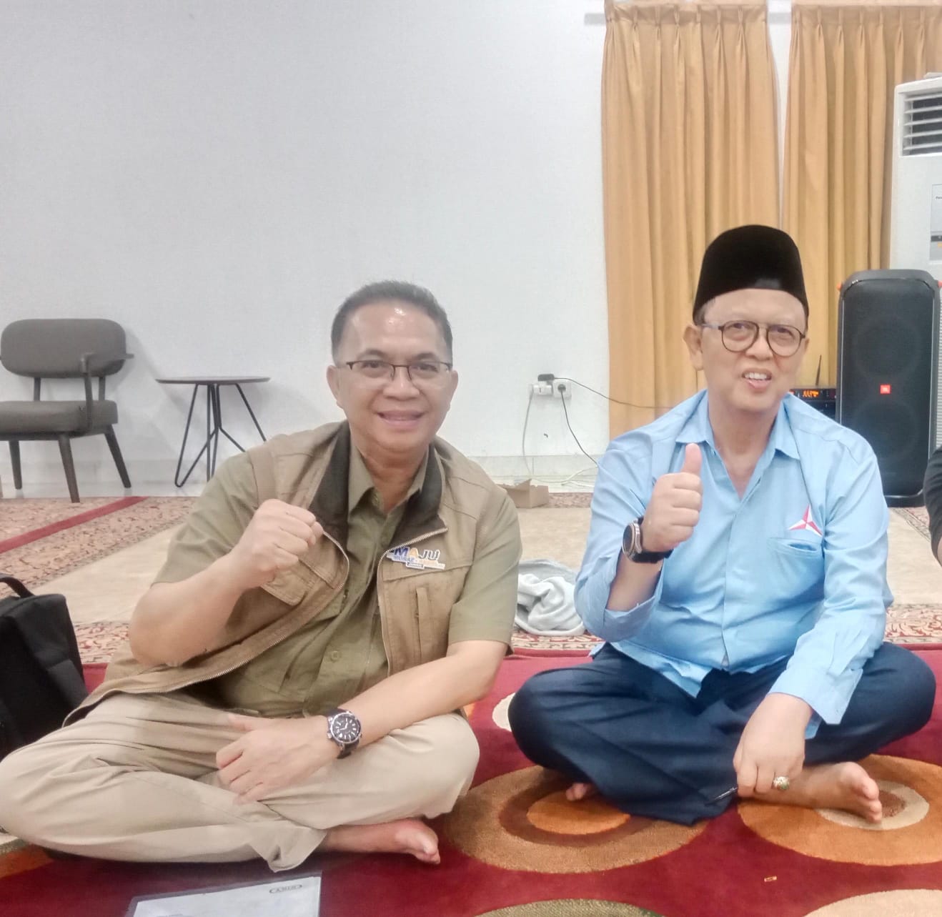 SIAP MAJU :  Pasangan bakal calon (Bacalon) Wali Kota dan Wakil Wali Kota Sukabumi, Mohamad Muraz - Andri Hamami.