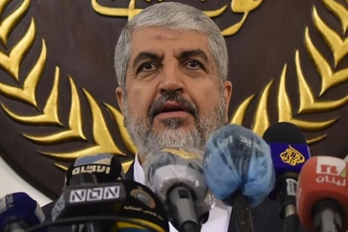Pemimpin Hamas Khaled Meshaal menyatakan pembunuhan kepala biro politik Hamas, Ismail Haniyeh, "hanya memperkuat rakyat Palestina"./HO-Anadolu/www.aa.com.tr