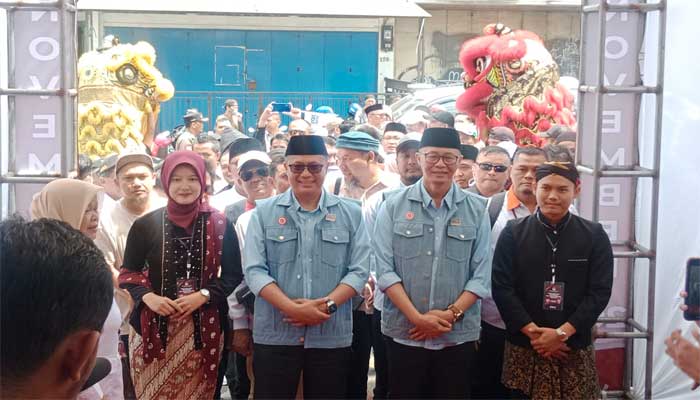 Achmad-Fahmi-Dida-Sembada Daftar ke KPU Kota sukabumi