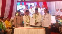 Calon Bupati dan Wakil Bupati Sukabumi Asep Japar – Andreas Resmi Daftar ke KPU
