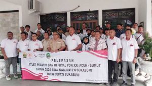 Bupati Sukabumi Lepas Puluhan Atlit, Official dan Pelatih Untuk PON Aceh Sumut