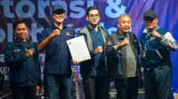 Sah, Pasangan Bacalon Wali Kota Sukabumi dan Wakil Ayep Zaki-Bobby Maula Terima Dokumen B1-KWK dari Partai NasDem