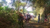 BPBD Kota Sukabumi Gercep Evakuasi Pohon Bambu di Jalan Merbabu